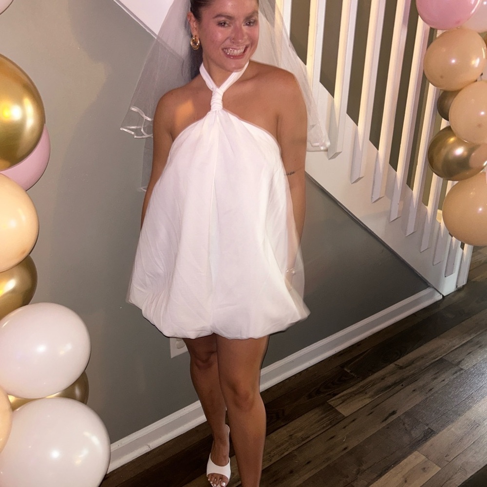 Halter babydoll dress